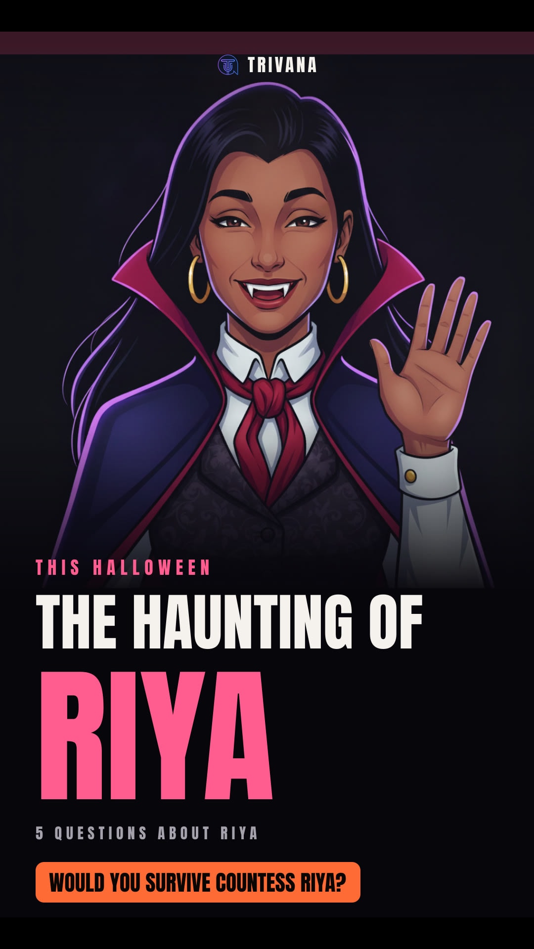Poster: The haunting of Riya. Would you survive Countess Riya?