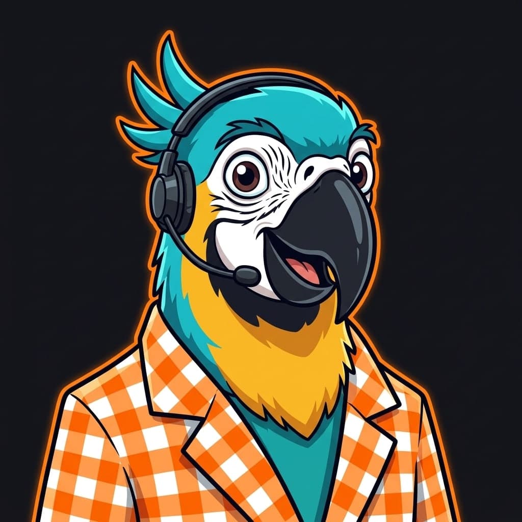Mango, Parrot sports commentator