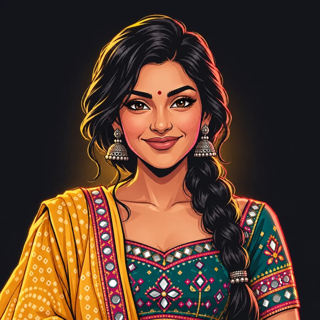 Avani, Navratri and Garba presenter