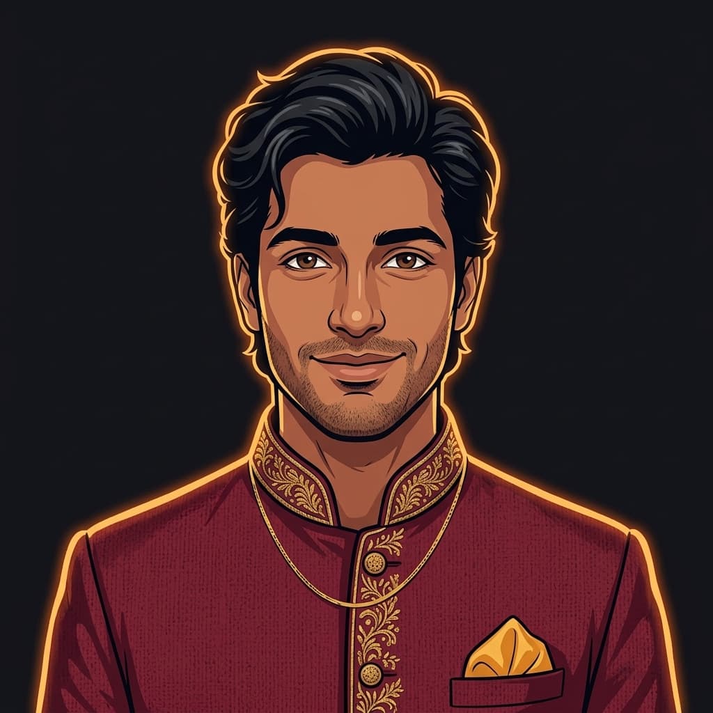Ronak, Bollywood-style leading man